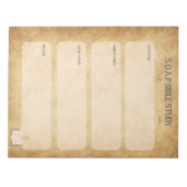 SOAP Bijbelstudie Notitieblok (Voorkant)