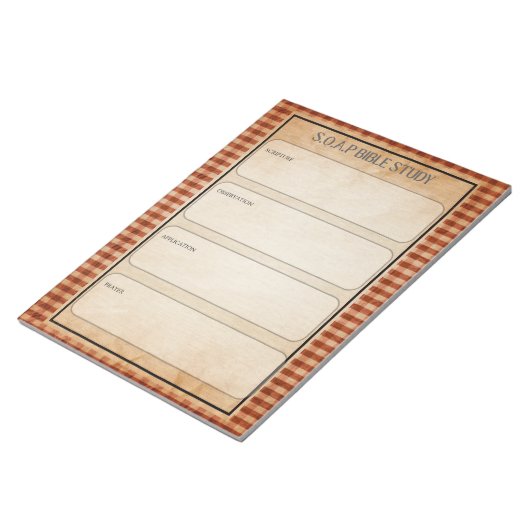 SOAP Bijbelstudie Notitieblok (Schuin)