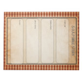 SOAP Bijbelstudie Notitieblok (Voorkant)