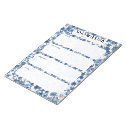 SOAP Bijbelstudienotitieblok Notitieblok (Schuin)
