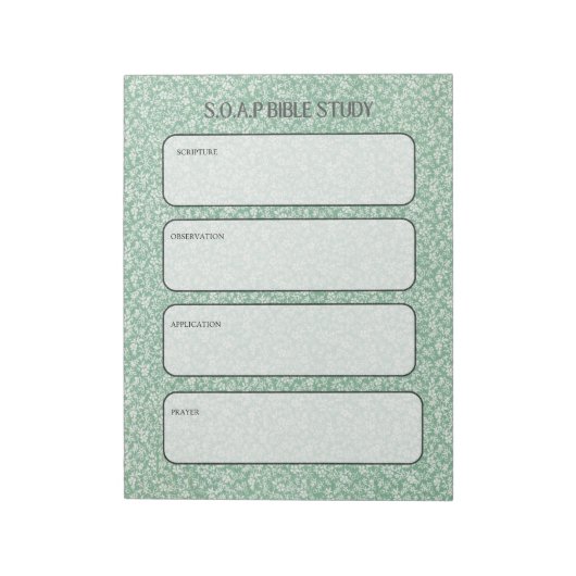 SOAP Bijbelstudienotitieblok Notitieblok (Linkerzijde)