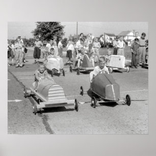 Soap Box Derby, 1940.  foto Poster