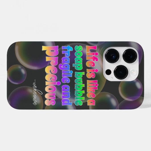 Soap Bubble | broos en kostbaar Case-Mate iPhone Case (Achterkant (horizontaal))