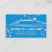 Soap Bubbles | Achtergrond auto-sportauto Visitekaartje (Voorkant)