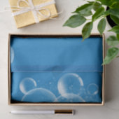 Soap Bubbles Blue 13 deklappapier Tissuepapier (Geschenk)