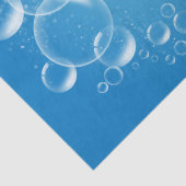 Soap Bubbles Blue 13 deklappapier Tissuepapier (Detail)