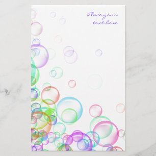 Soap Bubbles Briefpapier