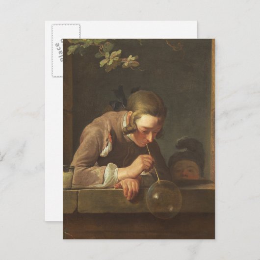 Soap Bubbles, c. 1733-34 (olie op doek) Briefkaart (Voorkant / Achterkant)