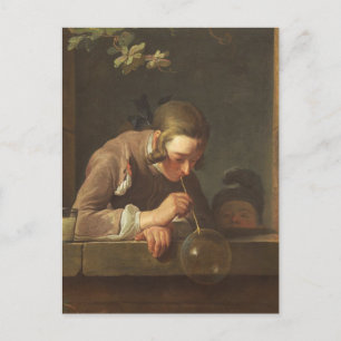 Soap Bubbles, c. 1733-34 (olie op doek) Briefkaart