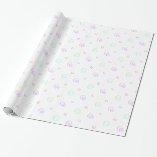 Soap Bubbles Cadeaupapier (Uitgerold)
