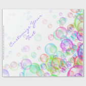 Soap Bubbles Cadeaupapier (Vlak)