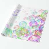 Soap Bubbles Cadeaupapier (Uitgerold)