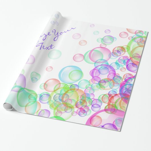 Soap Bubbles Cadeaupapier (Uitgerold)