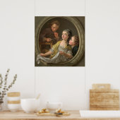 Soap Bubbles - Charles Van Loo Fine Art Poster (Keuken)