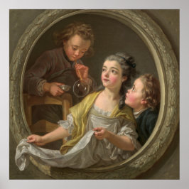 Soap Bubbles - Charles Van Loo Fine Art Poster