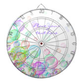 Soap Bubbles Dartbord (Voorkant)