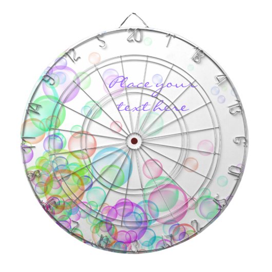 Soap Bubbles Dartbord (Voorkant)