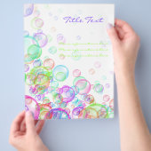 Soap Bubbles Flyer (Hand)
