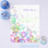 Soap Bubbles Flyer (Enkel)