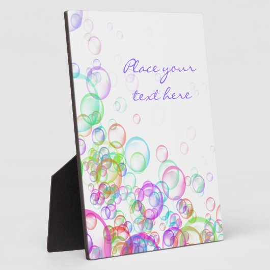 Soap Bubbles Fotoplaat (Zijkant)