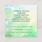 Soap Bubbles Green | QR Scan Label (Achterkant)