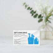 Soap Bubbles House | Schone leveranties Maid Logo Visitekaartje (Staand voorkant)