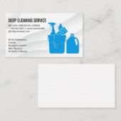 Soap Bubbles House | Schone leveranties Maid Logo Visitekaartje (Voorkant / Achterkant)