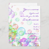 Soap Bubbles Kaart (Voorkant / Achterkant)