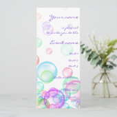 Soap Bubbles Kaart (Staand voorkant)