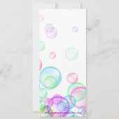 Soap Bubbles Kaart (Achterkant)