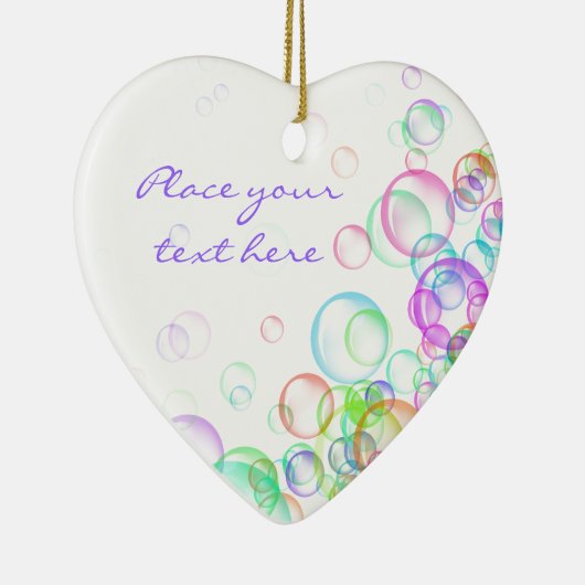 Soap Bubbles Keramisch Ornament (Rechts)