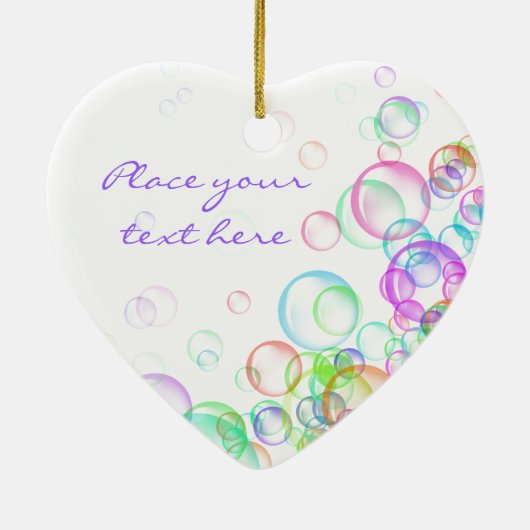 Soap Bubbles Keramisch Ornament (Achterkant)