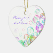 Soap Bubbles Keramisch Ornament (Links)