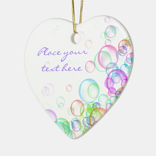 Soap Bubbles Keramisch Ornament (Links)