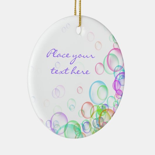 Soap Bubbles Keramisch Ornament (Rechts)