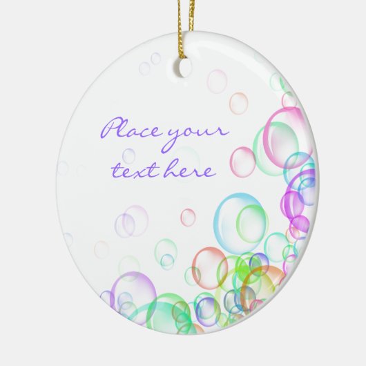 Soap Bubbles Keramisch Ornament (Links)