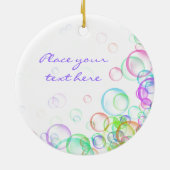 Soap Bubbles Keramisch Ornament (Achterkant)