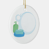 Soap Bubbles Keramisch Ornament (Rechts)