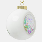 Soap Bubbles Keramische Bal Ornament (Links)