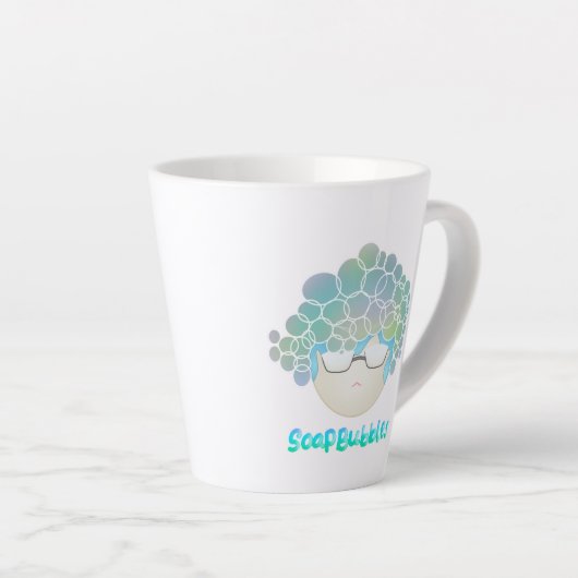 Soap Bubbles Latte Mok (Rechterhoek)