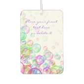 Soap Bubbles Luchtverfrisser (Voorkant)