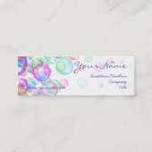 Soap Bubbles Mini Visitekaartje (Voorkant)