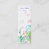 Soap Bubbles Mini Visitekaartje (Voorkant)