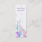 Soap Bubbles Mini Visitekaartje (Voorkant)