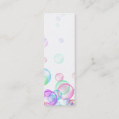 Soap Bubbles Mini Visitekaartje (Achterkant)