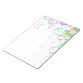 Soap Bubbles Notitieblok (Schuin)