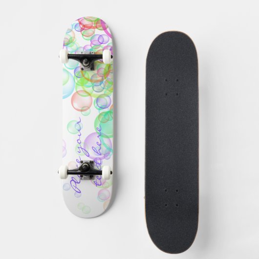 Soap Bubbles Persoonlijk Skateboard (Voorkant)
