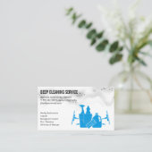 Soap Bubbles | Pictogram voor het schoonmaken van  Visitekaartje (Staand voorkant)