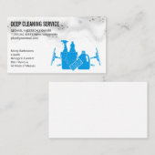 Soap Bubbles | Pictogram voor het schoonmaken van  Visitekaartje (Voorkant / Achterkant)