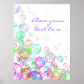 Soap Bubbles Poster (Voorkant)
